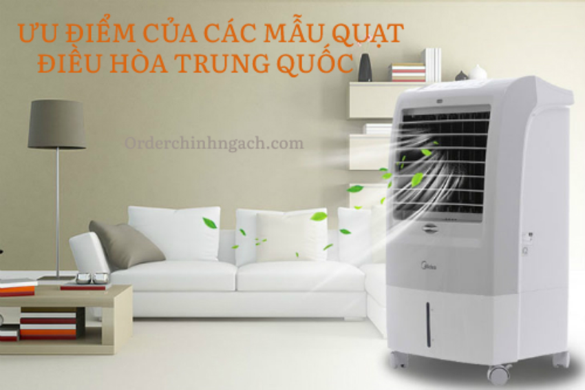 Ưu điểm của các mẫu quạt điều hòa Trung Quốc