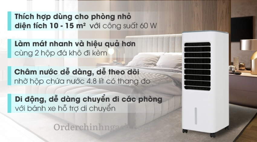 Quạt điều hòa Trung Quốc Midea AC100-18B