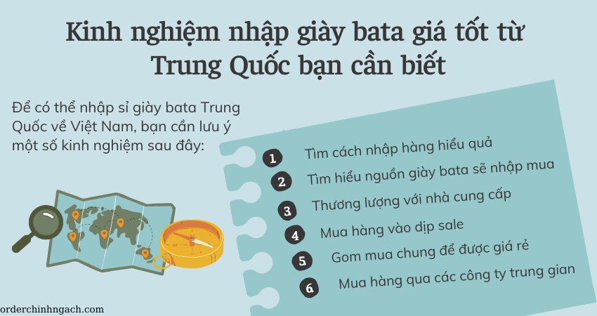 Kinh nghiệm nhập giày bata giá tốt từ Trung Quốc bạn cần biết