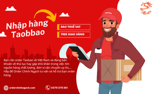 Nhập hàng Taobao - Order Chính Ngạch